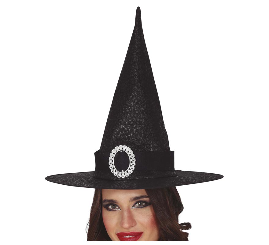 Translation missing: it.Sombrero de Bruja Negro con Hebilla