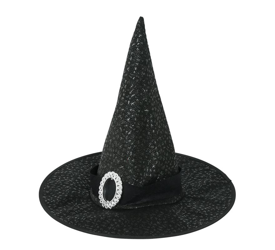 Translation missing: it.Sombrero de Bruja Negro con Hebilla