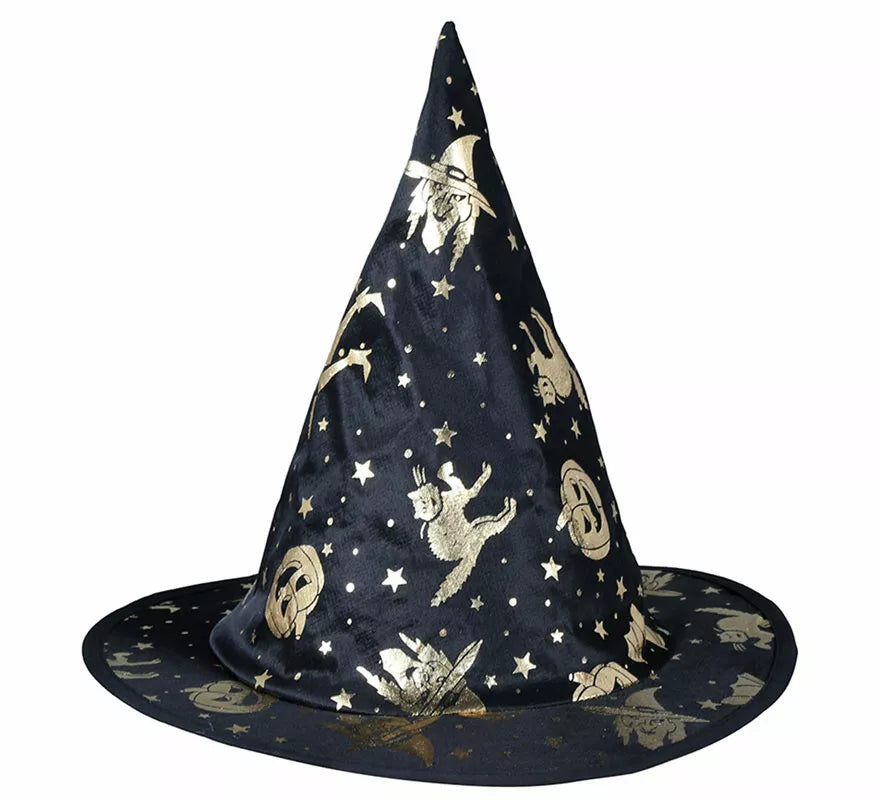 Translation missing: it.Sombrero de Bruja Negro Halloween Infantil