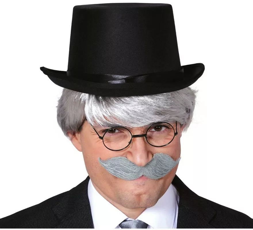 Sombrero de Copa o Chistera de fieltro negro