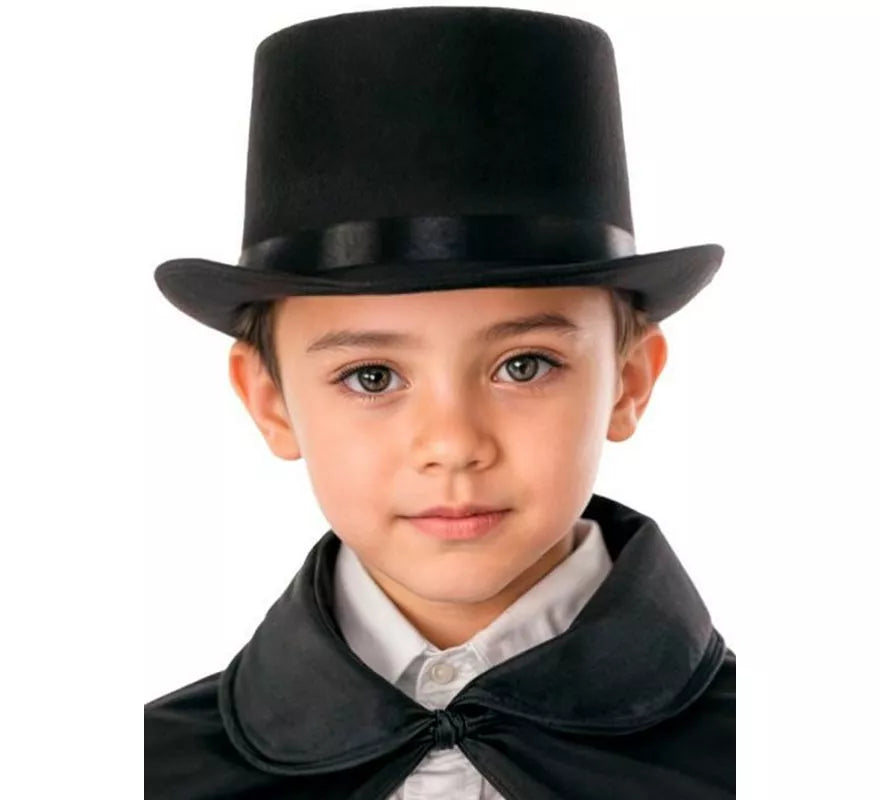 Translation missing: it.Sombrero de Copa o Chistera negra infantil