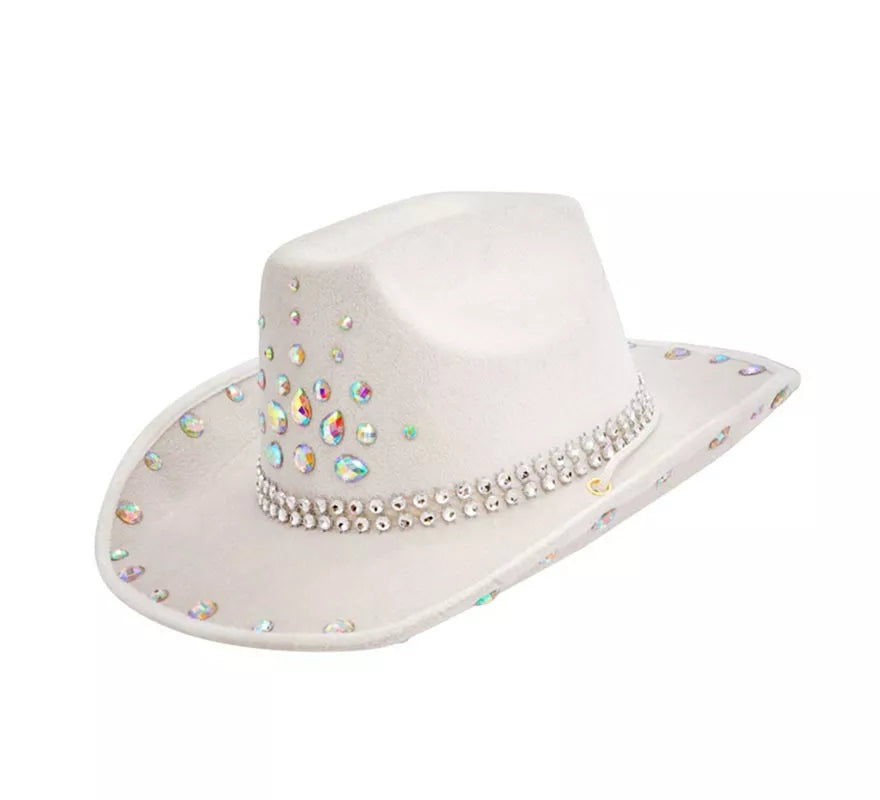 Translation missing: es.Sombrero de Cowboy con pedrería en varios colores