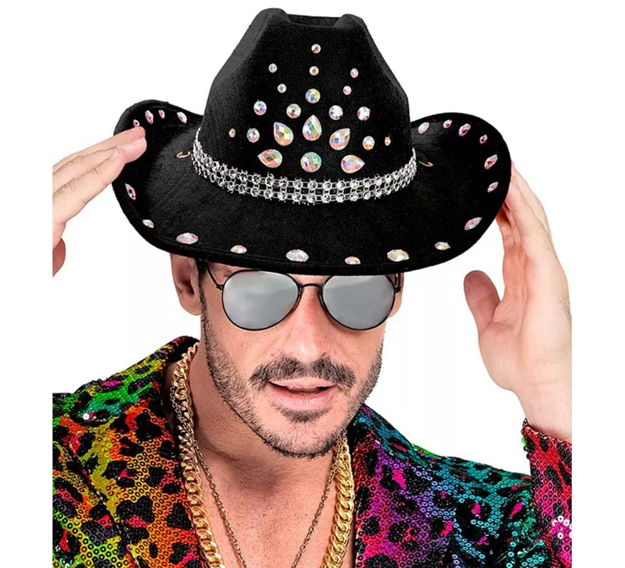 Translation missing: it.Sombrero de Cowboy con pedrería en varios colores