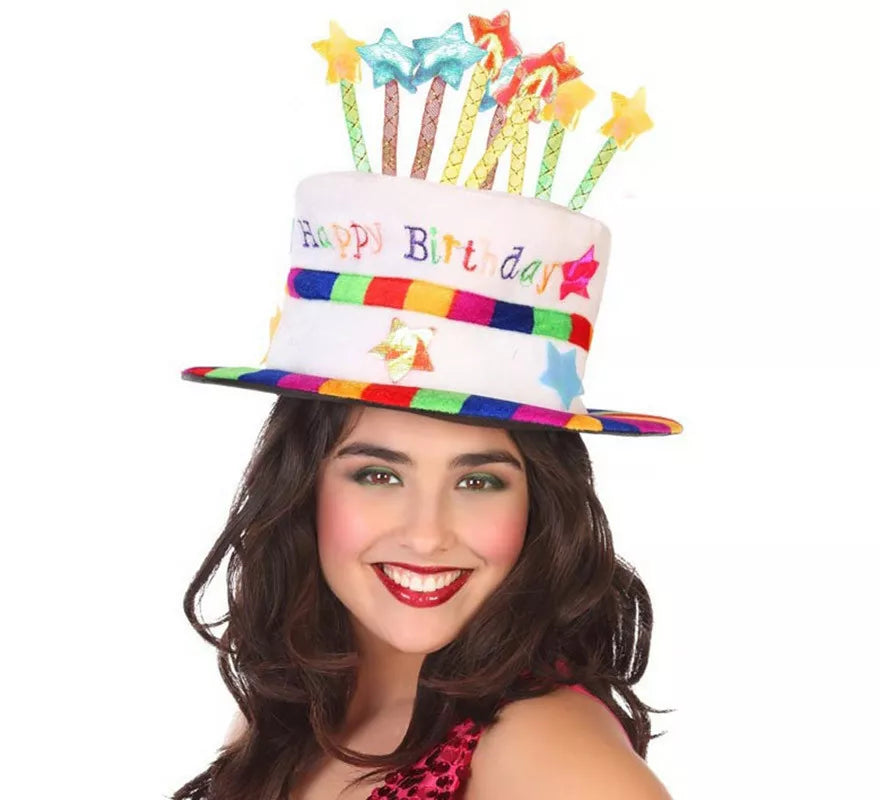 Translation missing: es.Sombrero de Cumpleaños con Velas Multicolor