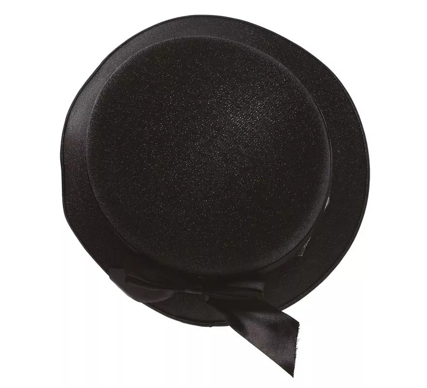 Translation missing: it.Sombrero de Dama Años 20 Negro con Lazo