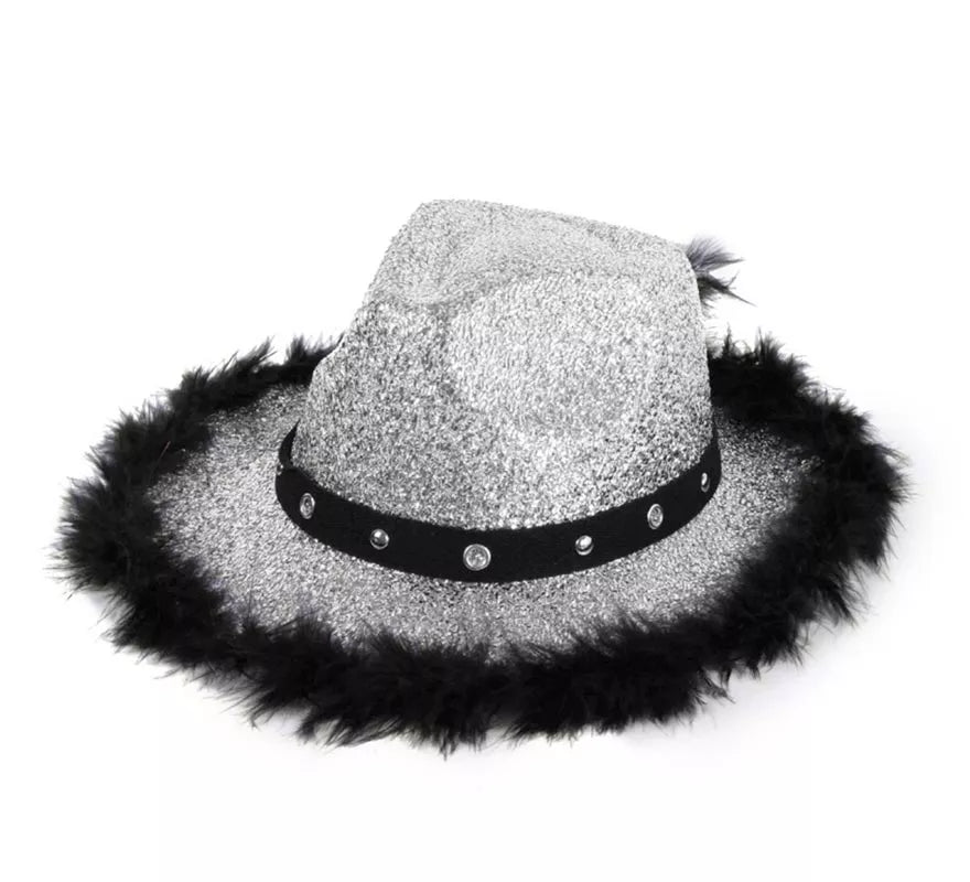 Translation missing: es.Sombrero de Estrella de Rock gris adulto