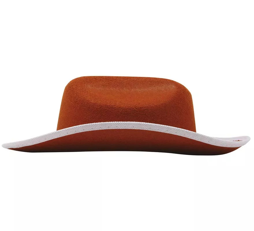 Translation missing: it.Sombrero de fieltro Vaquero infantil marrón