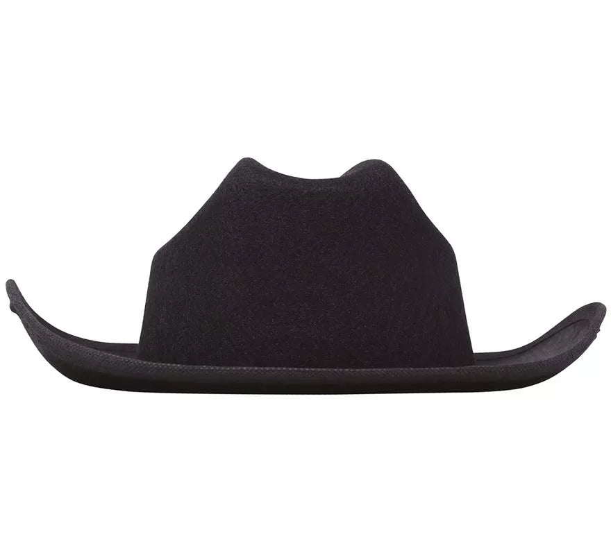 Translation missing: it.Sombrero de fieltro Vaquero infantil negro
