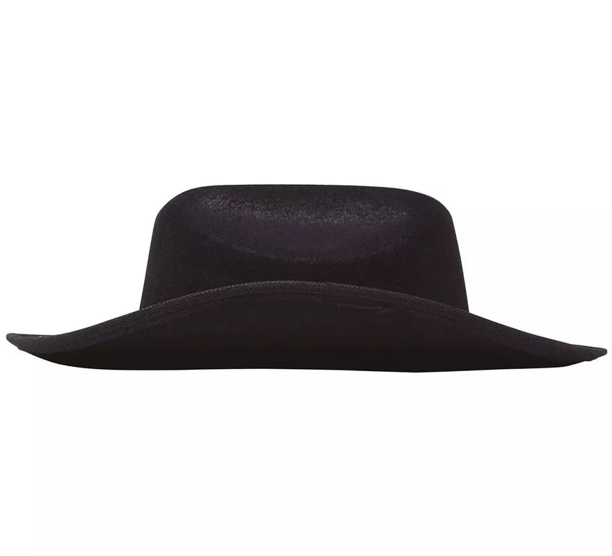 Translation missing: it.Sombrero de fieltro Vaquero infantil negro