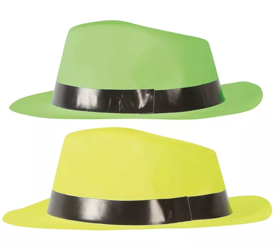 Translation missing: it.Sombrero de Gangster de plástico colores surtidos