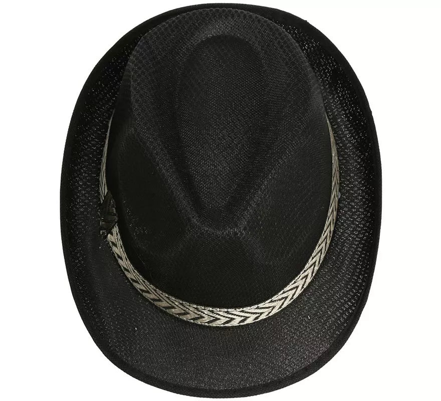 Sombrero de Gánster negro