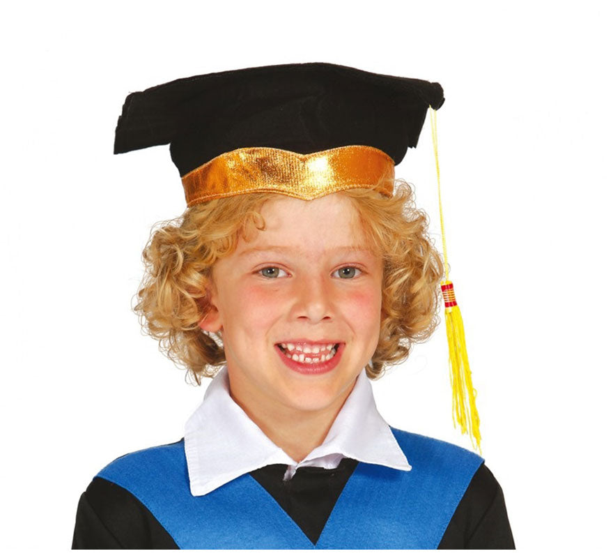 Translation missing: it.Sombrero de Graduación Negro Infantil