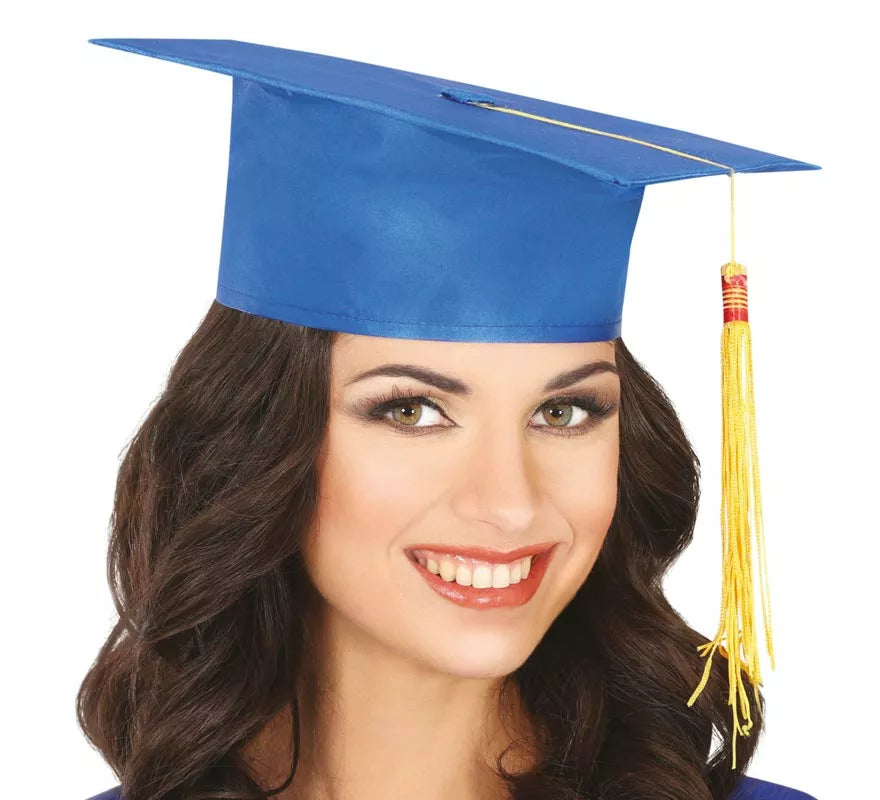 Translation missing: it.Sombrero de Graduado azul adulto