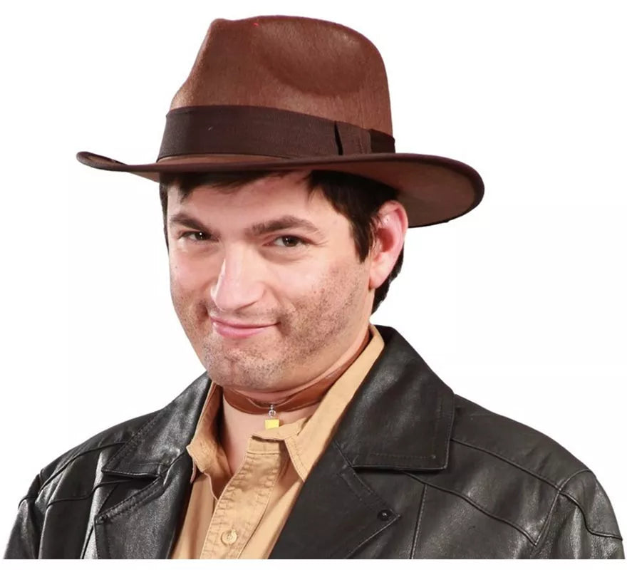 Translation missing: it.Sombrero de Indiana Jones y Freddy para adultos