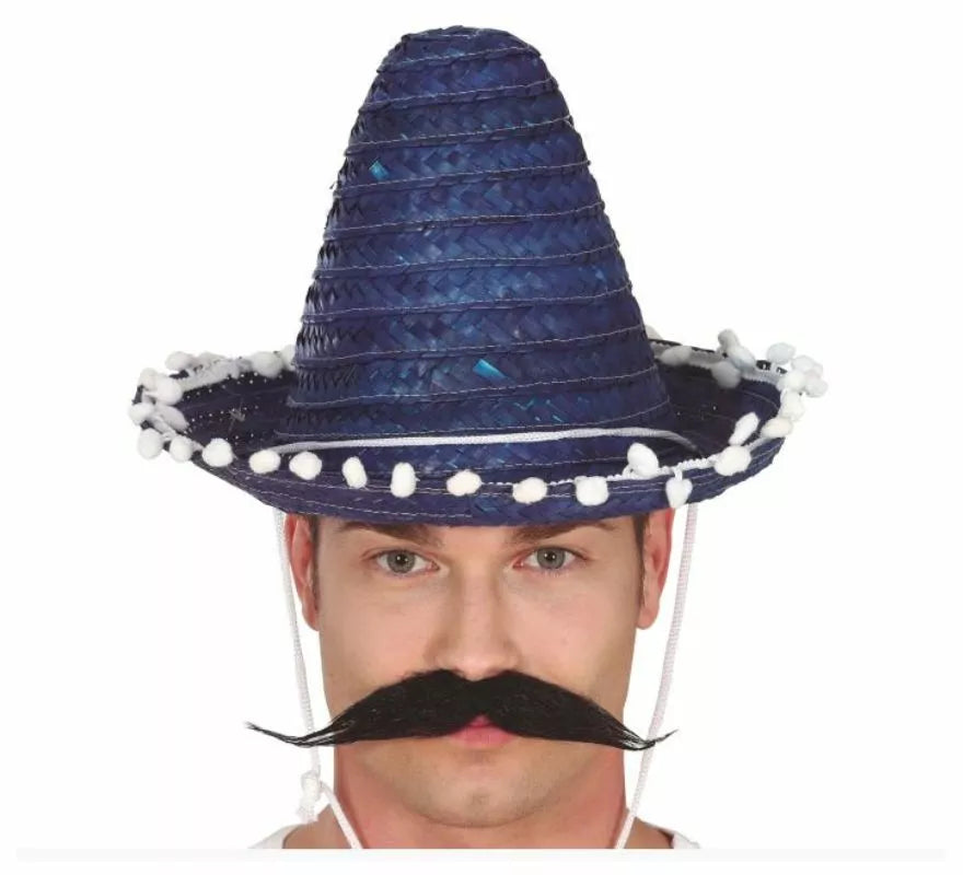 Translation missing: es.Sombrero de Mexicano con Borlas en varios colores de 33 cm