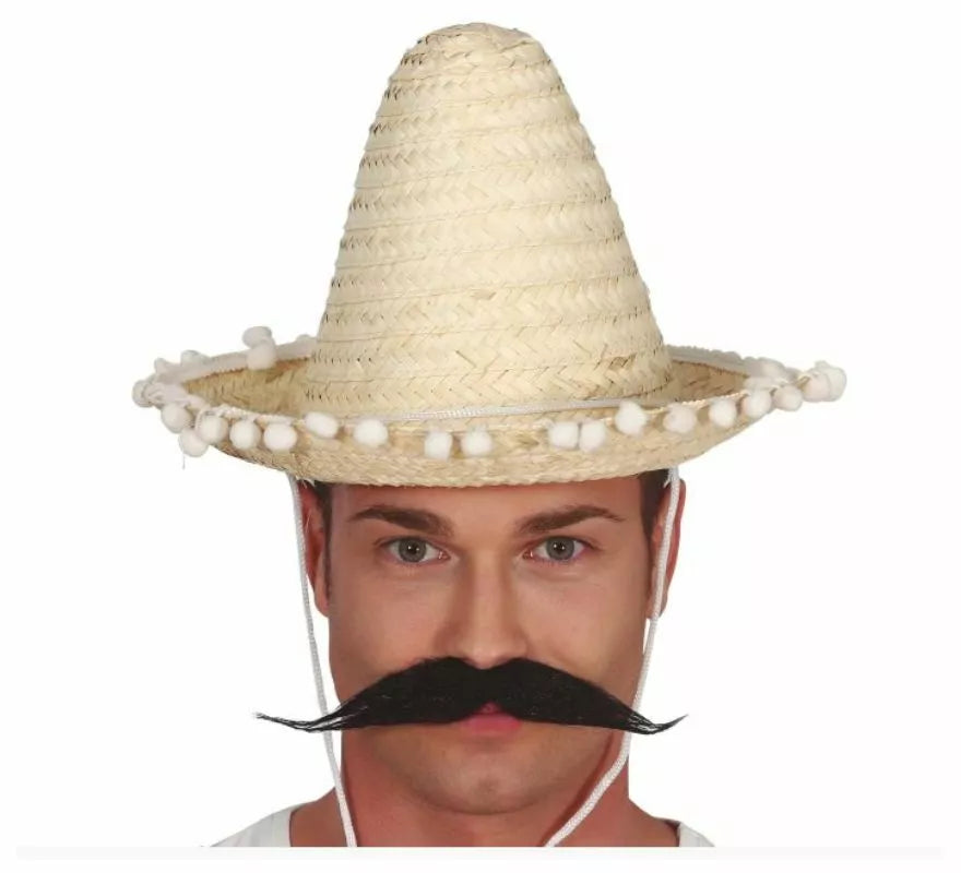 Translation missing: es.Sombrero de Mexicano con Borlas en varios colores de 33 cm