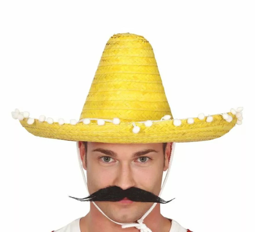 Translation missing: it.Sombrero de Mexicano con Borlas en varios colores de 45 cm