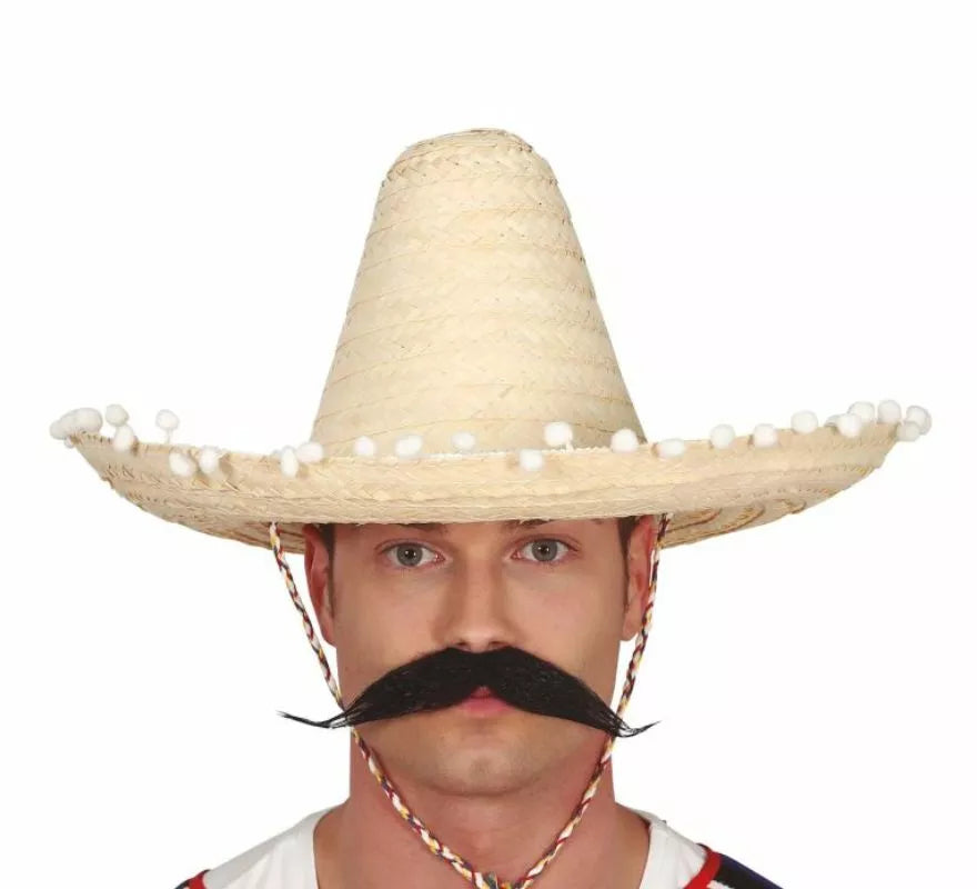 Translation missing: it.Sombrero de Mexicano con Borlas en varios colores de 45 cm
