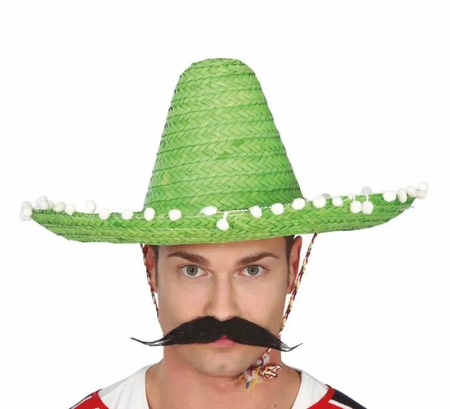 Translation missing: it.Sombrero de Mexicano con Borlas en varios colores de 45 cm