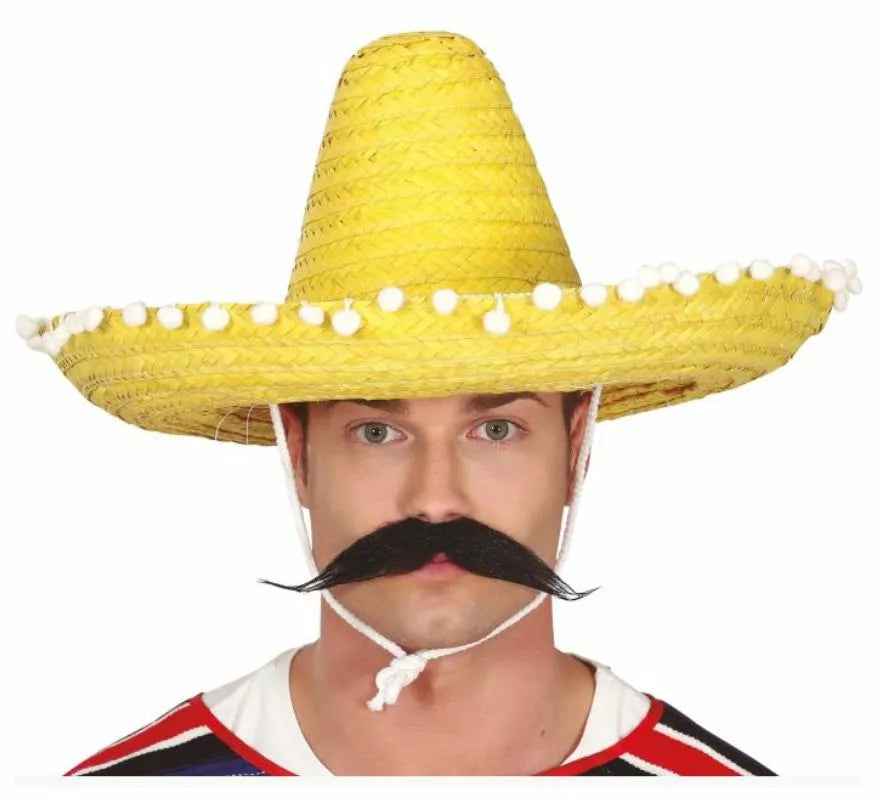 Translation missing: it.Sombrero de Mexicano con Borlas en varios colores de 50 cm