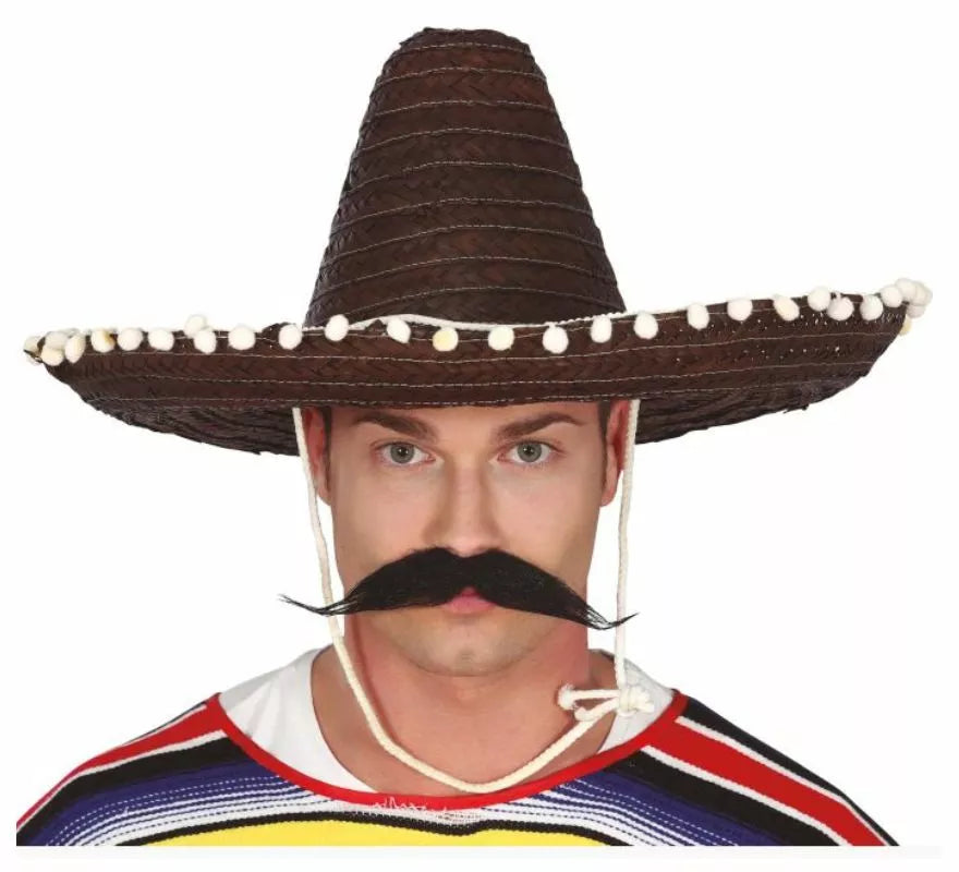 Translation missing: it.Sombrero de Mexicano con Borlas en varios colores de 50 cm