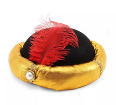 Cappello da Paggio nero per adulti in diversi colori
