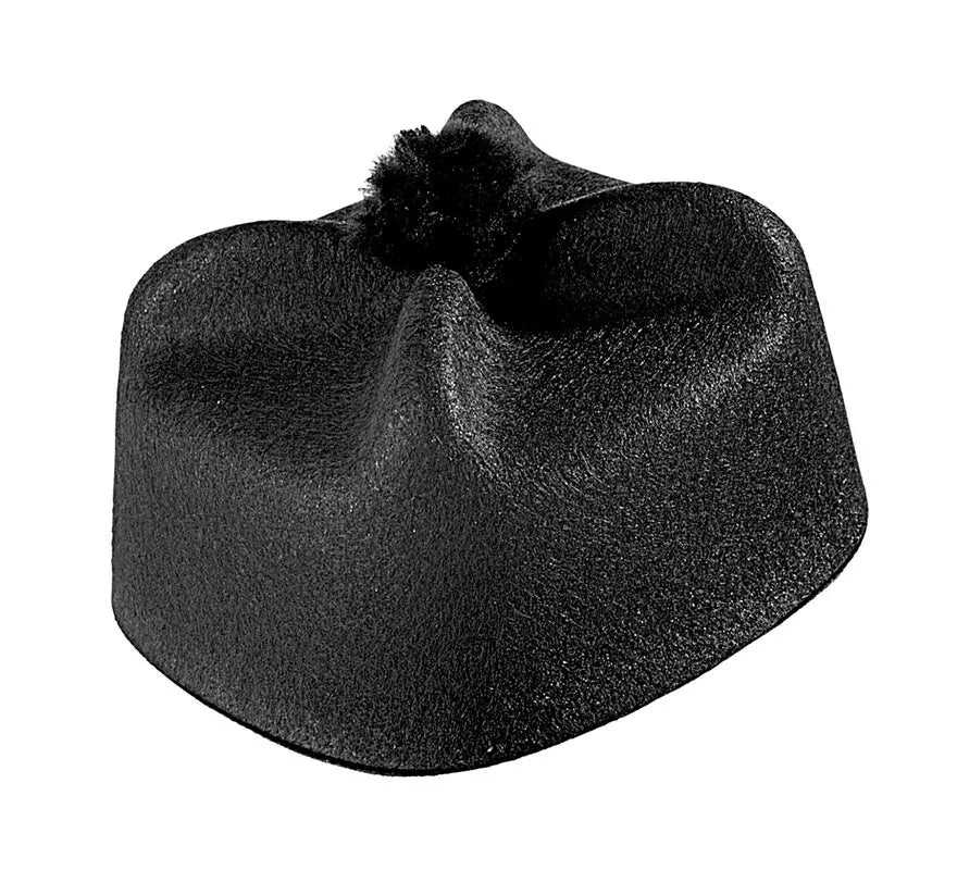 Translation missing: it.Sombrero de Párroco negro de fieltro adulto