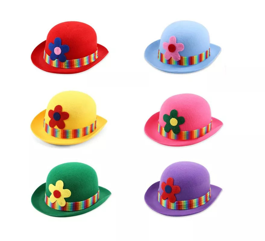 Translation missing: it.Sombrero de Payaso con flor en colores surtidos