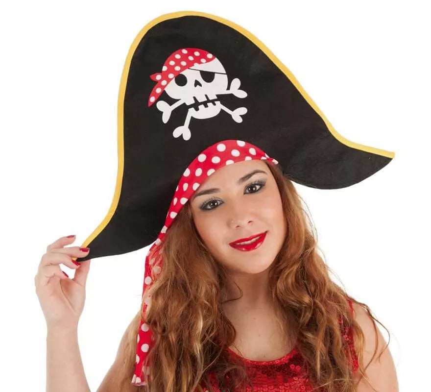 Translation missing: it.Sombrero de Pirata con Lunares para mujer