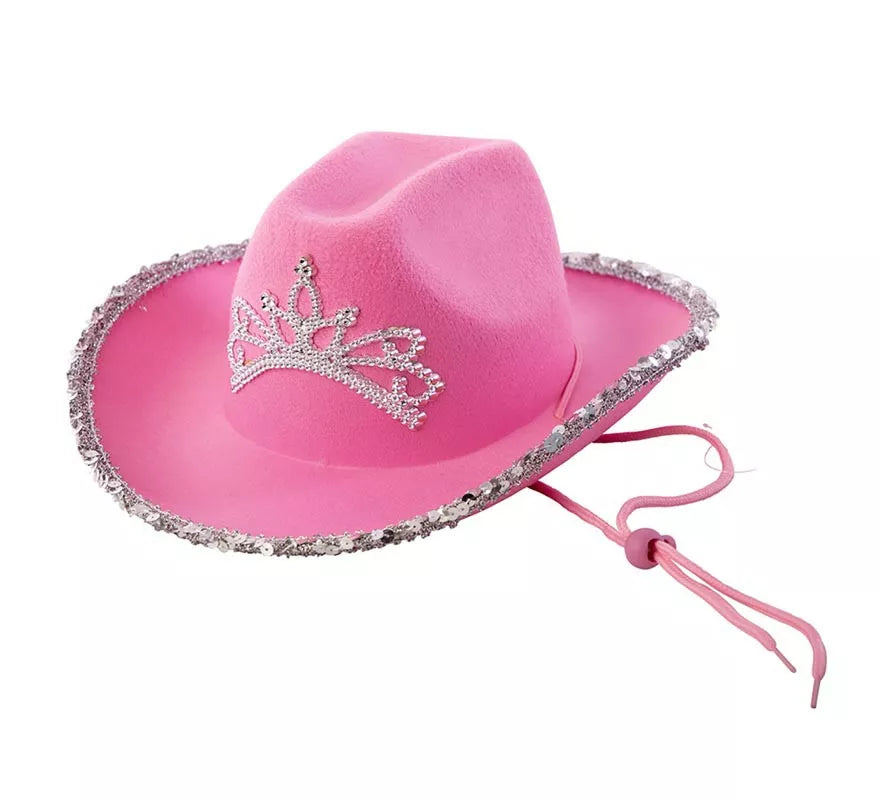 Translation missing: es.Sombrero de Vaquera brillante infantil de 35x28x11,5 cm