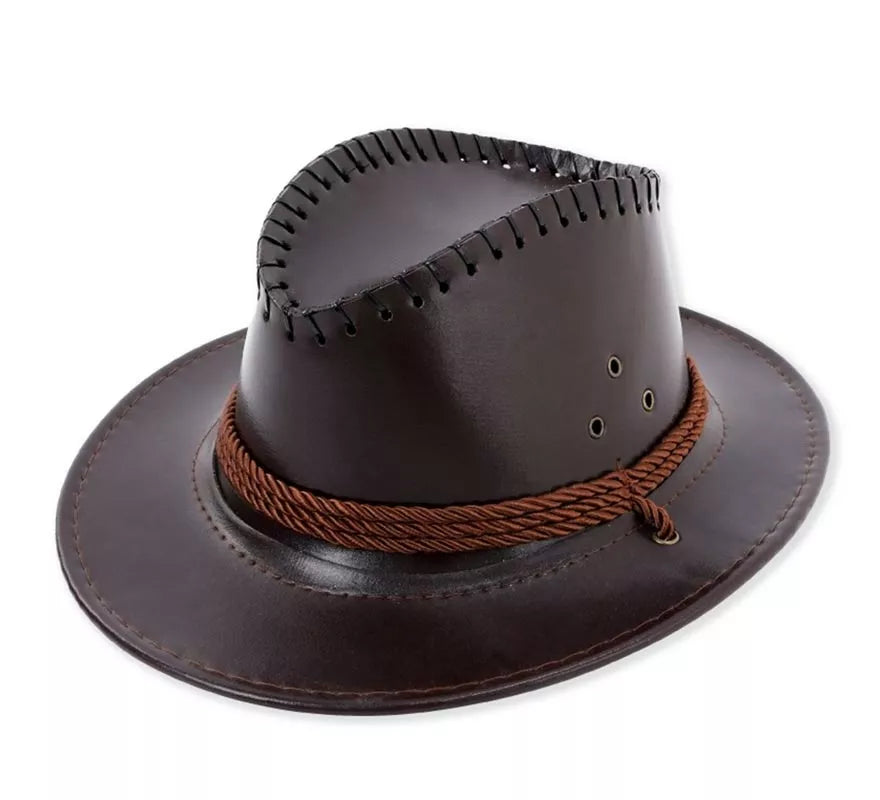 Translation missing: es.Sombrero de Vaquero con Cuerda en varios colores de cuero infantil