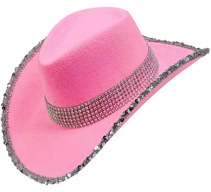 Sombrero de Vaquero con lentejuelas en varios colores