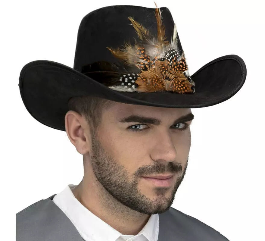 Translation missing: es.Sombrero de Vaquero con Plumas