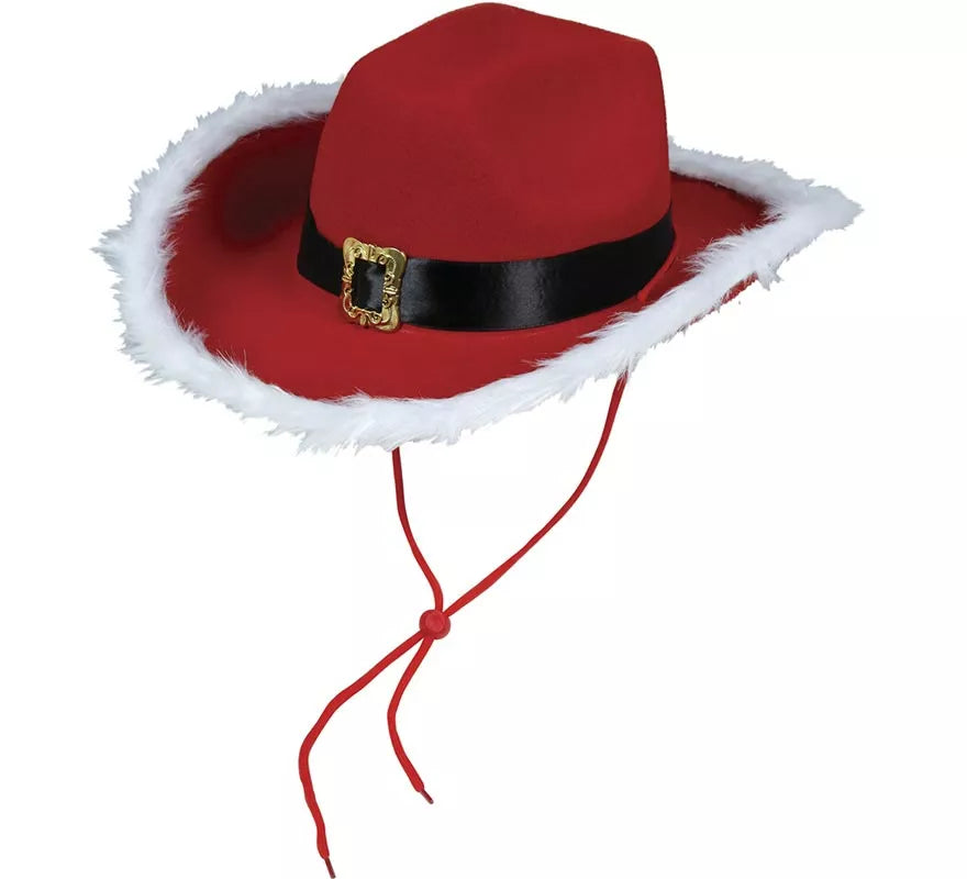 Sombrero de Vaquero de Papá Noel de Fieltro