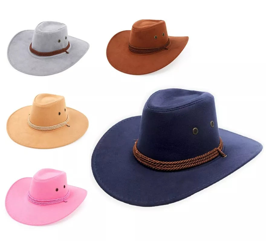Translation missing: es.Sombrero de Vaquero en varios colores con cordón adulto