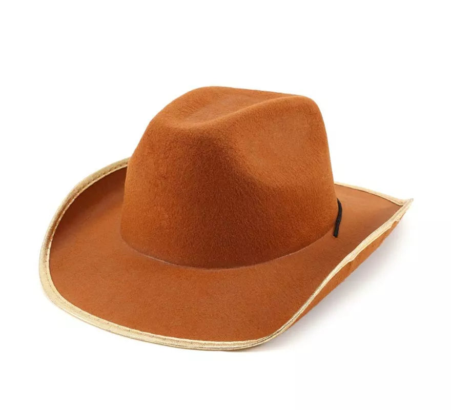 Translation missing: es.Sombrero de Vaquero marrón adulto