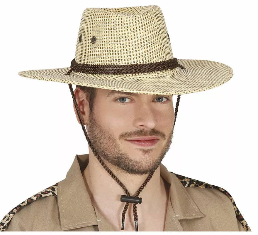 Translation missing: es.Sombrero de Vaquero o Explorador Marrón de Tela