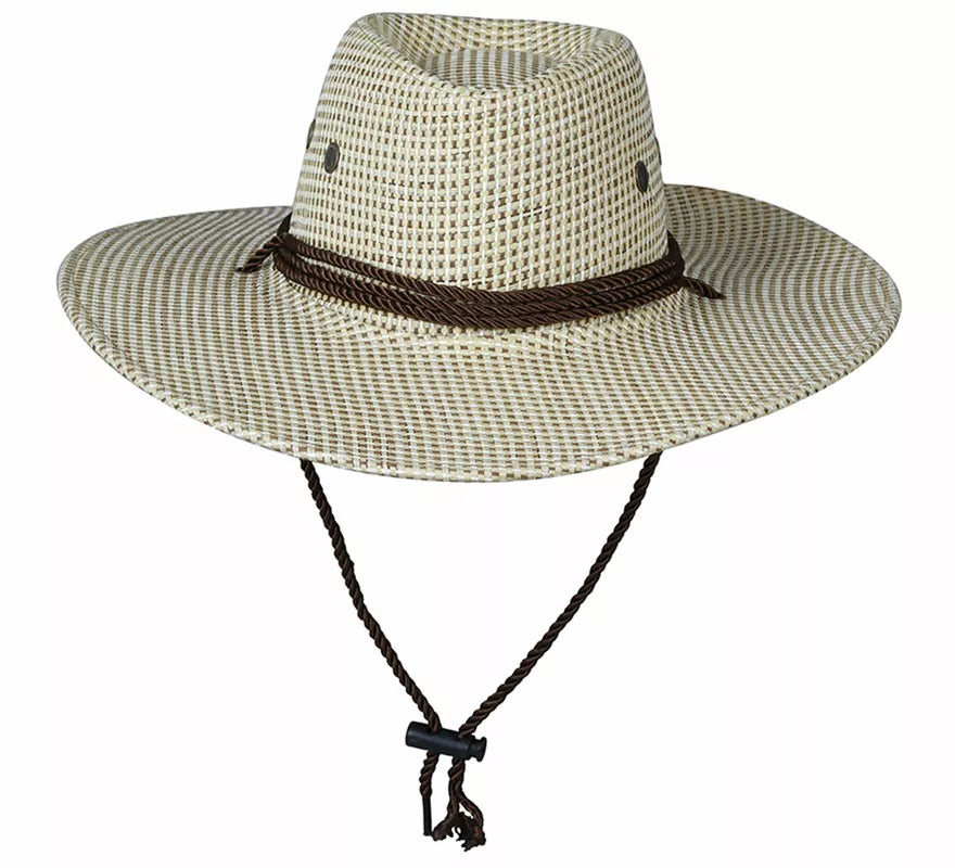 Translation missing: es.Sombrero de Vaquero o Explorador Marrón de Tela