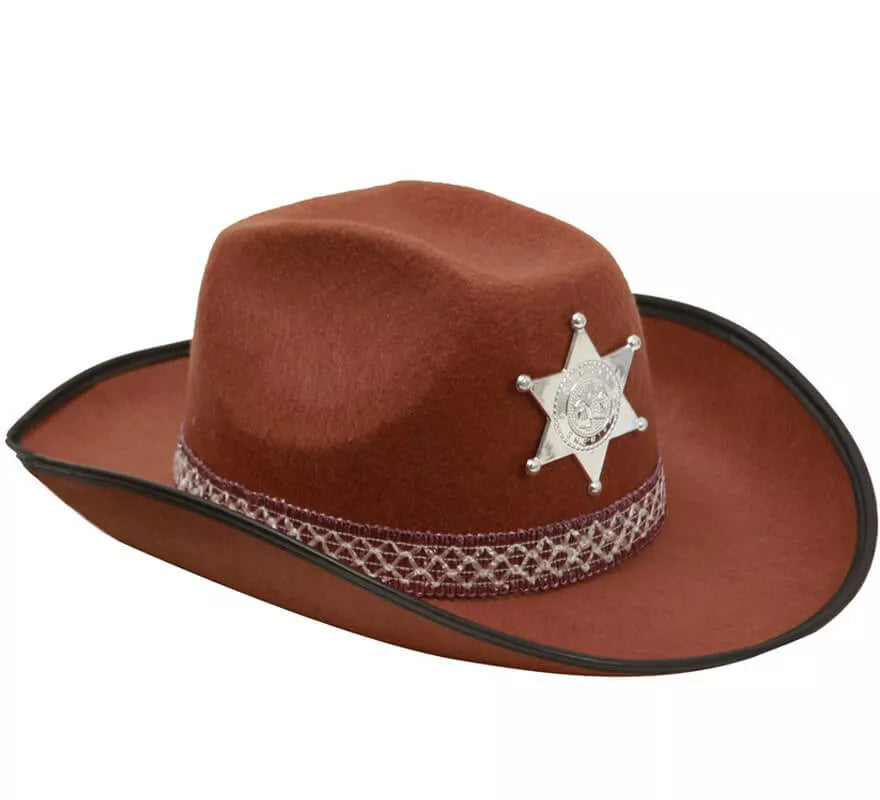 Translation missing: es.Sombrero de Vaquero para adultos marrón