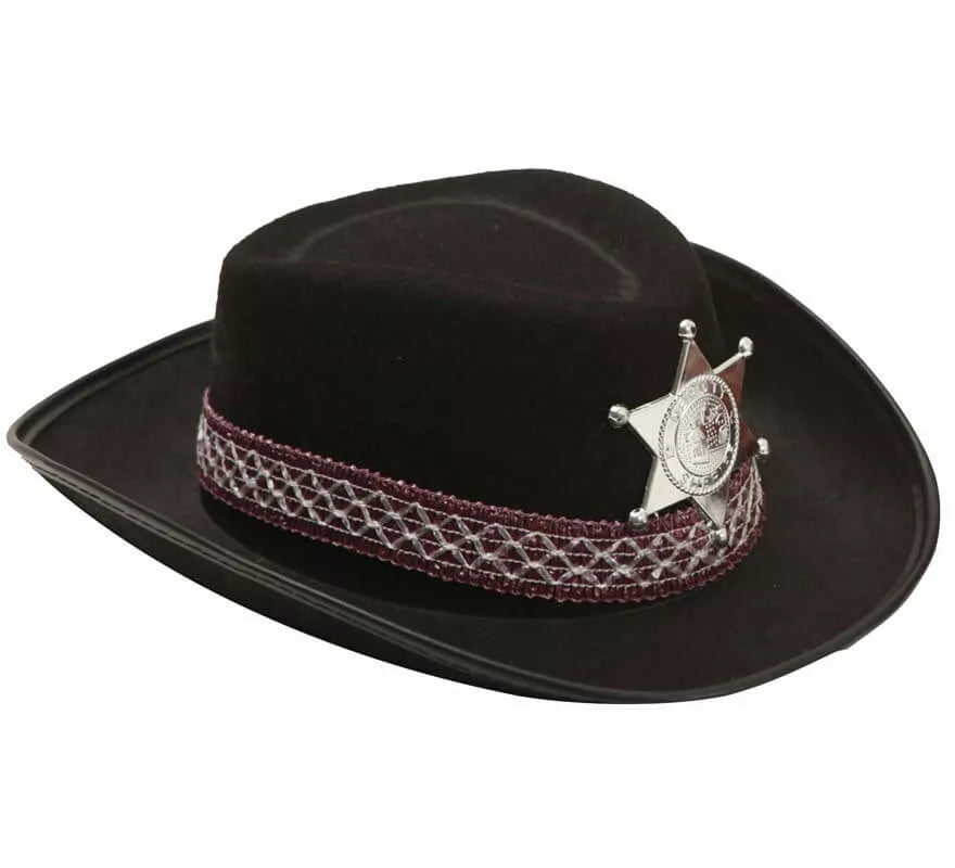 Translation missing: es.Sombrero de Vaquero para niños negro