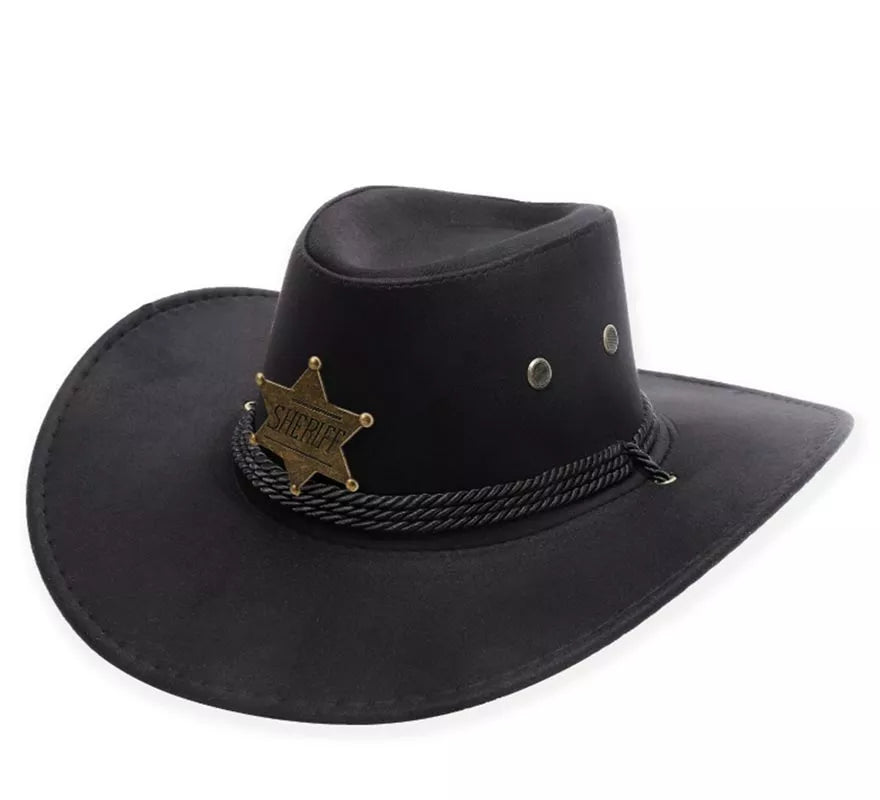Sombrero de Vaquero Sheriff en varios colores adulto