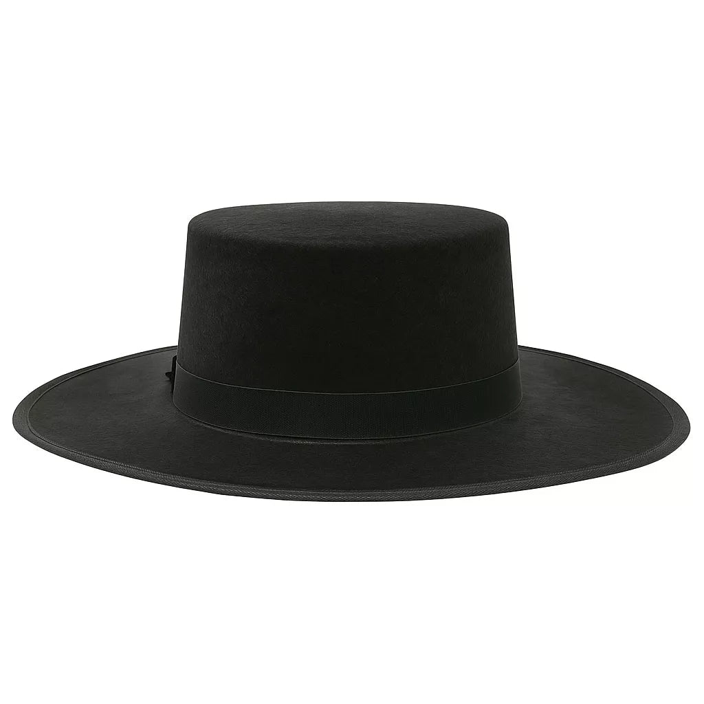 Translation missing: it.Sombrero fieltro Cordobés negro adulto