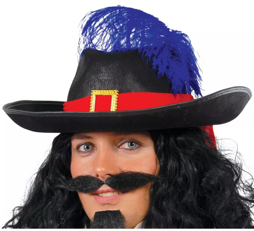 Translation missing: it.Sombrero fieltro negro de Mosquetero