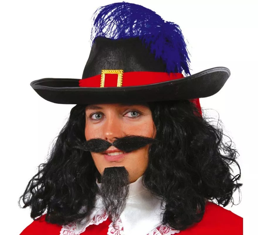 Translation missing: it.Sombrero fieltro negro de Mosquetero