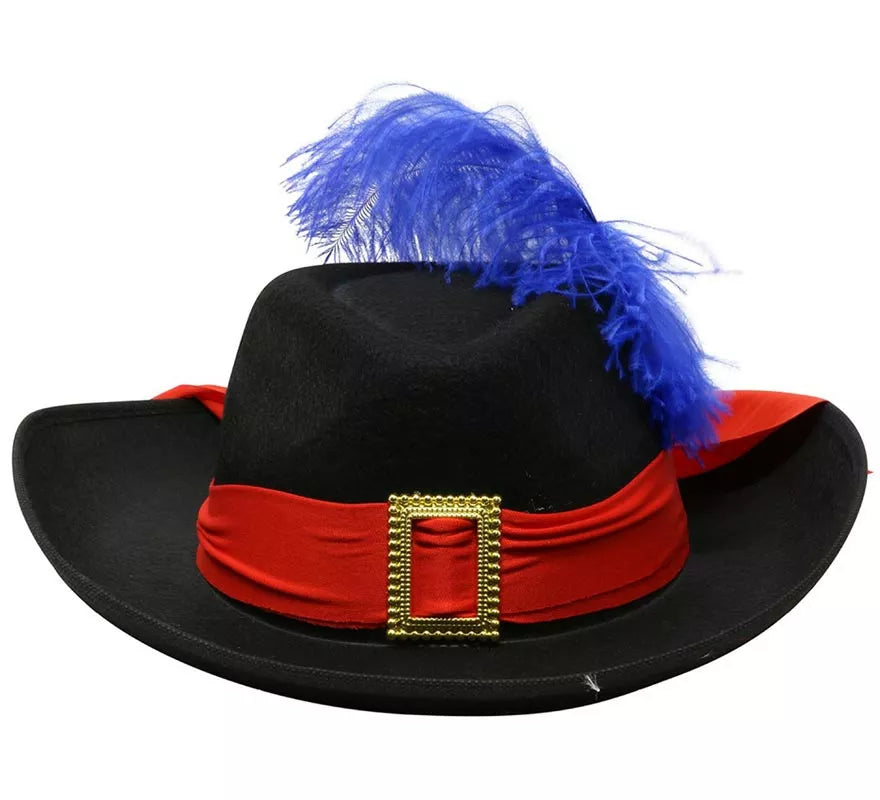 Translation missing: it.Sombrero fieltro negro de Mosquetero