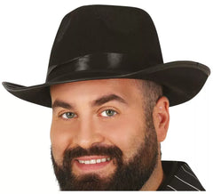 Sombrero gangster negro