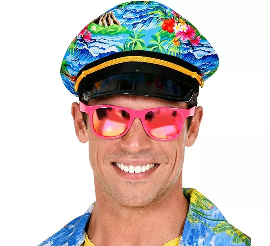 Sombrero Hawaiano de Capitán para adultos