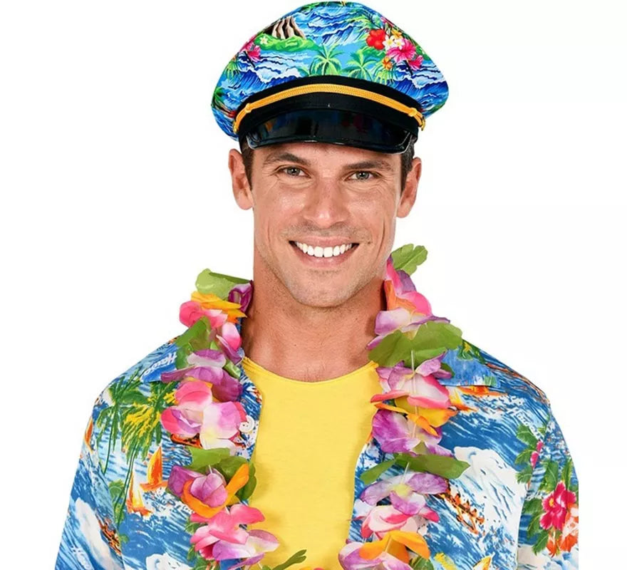 Translation missing: it.Sombrero Hawaiano de Capitán para adultos