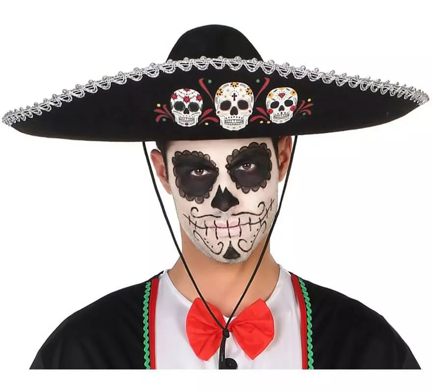 Translation missing: it.Sombrero Mexicano del Día de los Difuntos 58Cm