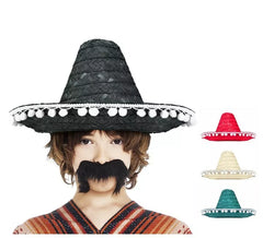 Cappello messicano per bambini di 35 cm colori assortiti